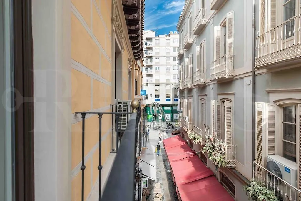 Charming Apartment With Private Patio By Rems Malaga 0*,